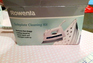In order to keep fabrics clean, you must keep your iron clean.