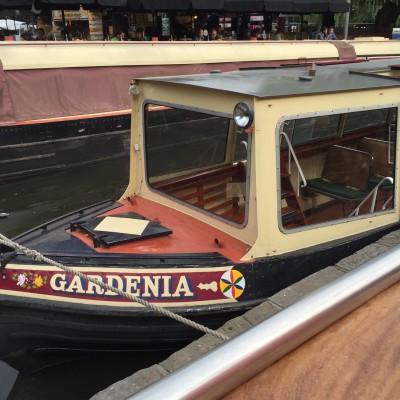 The waterbus we took from Camden Market to Little Italy.