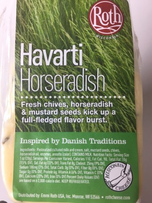 My new favorite cheese...Horseradish Havarti! 