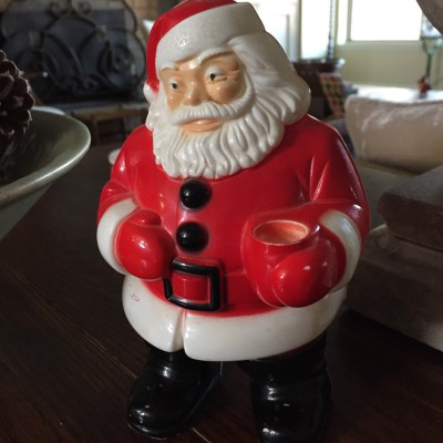 My mom always put this Santa out when I was little. 