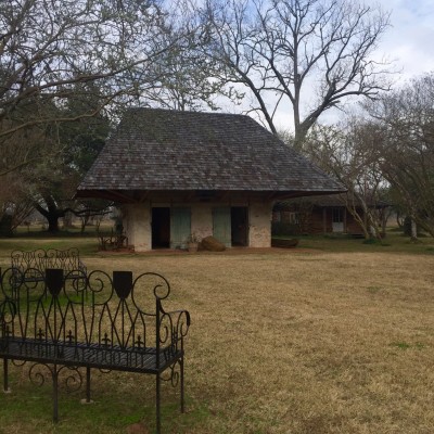 The African House at Melrose Plantation.