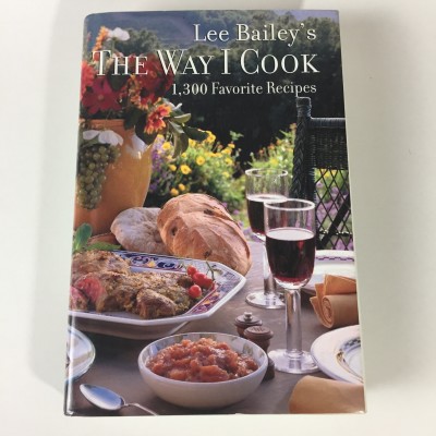 I really am enjoying Lee Bailey cookbooks. This is one of my more recent acquisitions.
