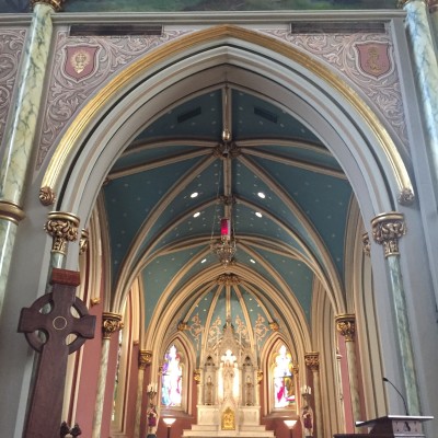 The interior of the Cathederal St. John the Baptist.