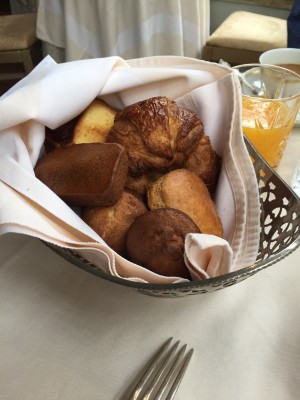Breakfast was included with our stay. The pastries were delicious!