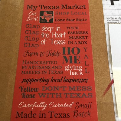 The boxes are packaged so nicely...very Texan!