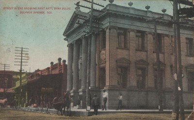 The First National Bank 1909. Stood where Alliance Bank now is located. 