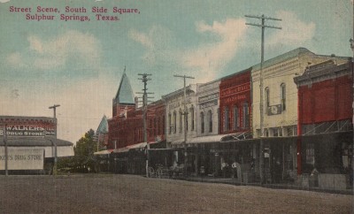 South side of the square.