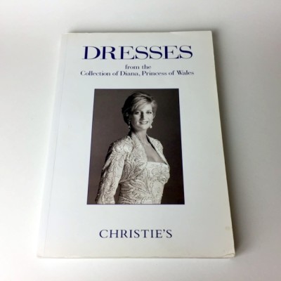 The dresses on display were part of the 1995 dress auction by Christie's.