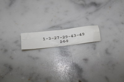 Have you ever used your lucky numbers for anything?