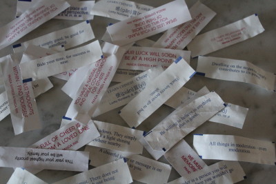 Some of my recently acquired fortunes.