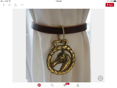 There are lots of ideas on Pinterest for using horse brasses. They do make for a nice curtain tie back.